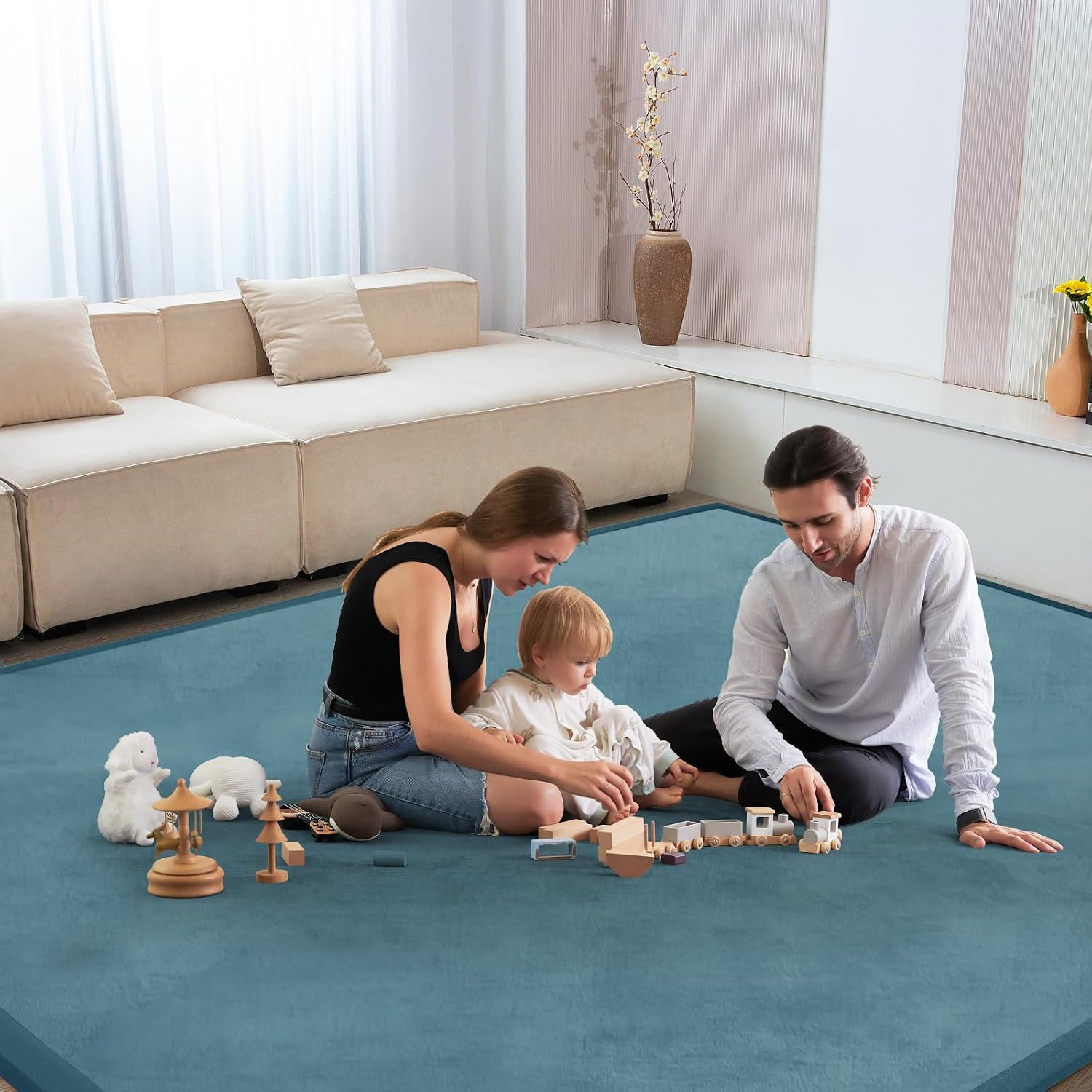 Thumbnail 4 de ILPEOD Baby Play Mat 79x138 Memory Foam