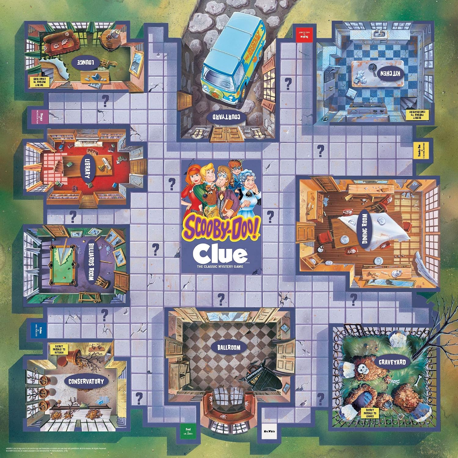 Detalle 2 de CLUE Scooby-Doo Board Game