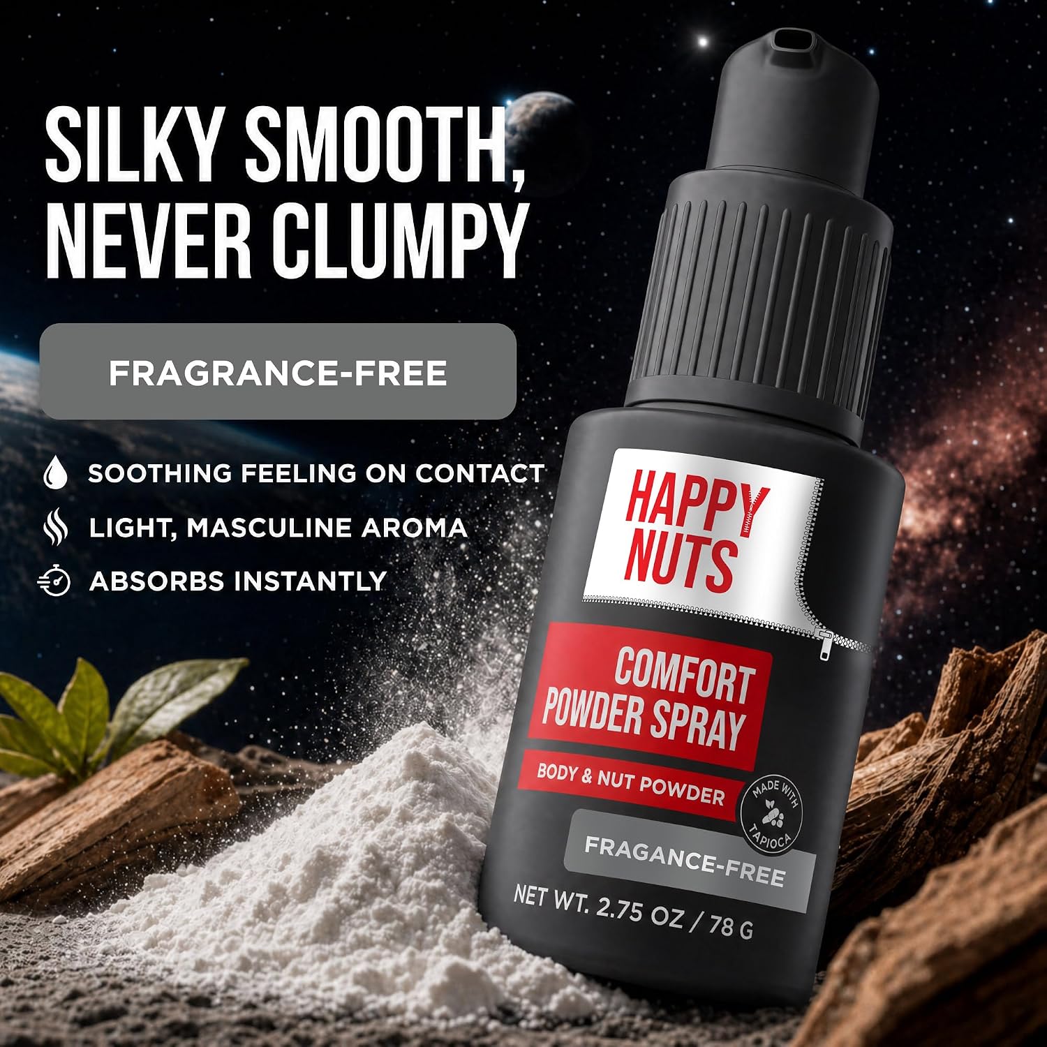 Thumbnail 5 de HAPPY NUTS Comfort Powder Spray Deodorant for Men