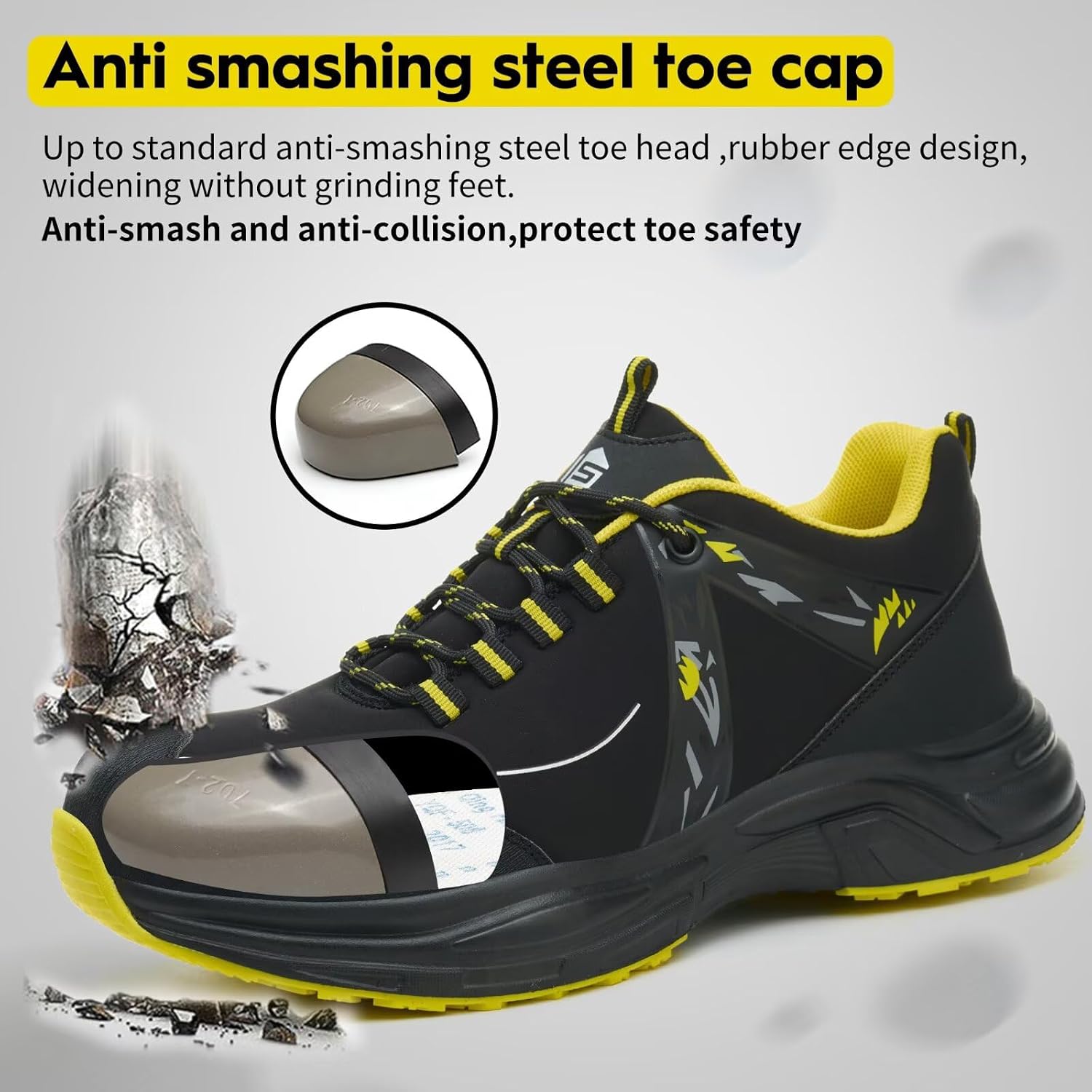 Detalle de Scarpe Antinfortunistiche Uomo Donna – Leggere, Antiscivolo e Traspiranti