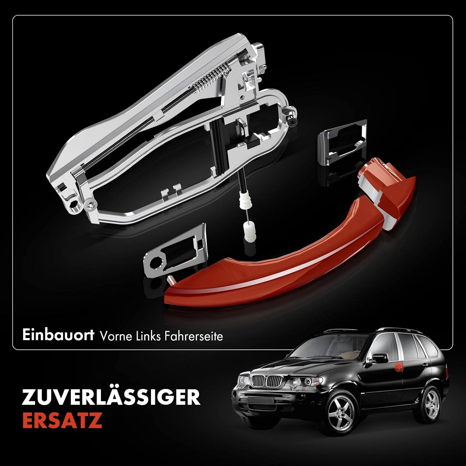 Detalle de Frankberg klamka do drzwi BMW X5 E53, przód prawy, stal i żelazo