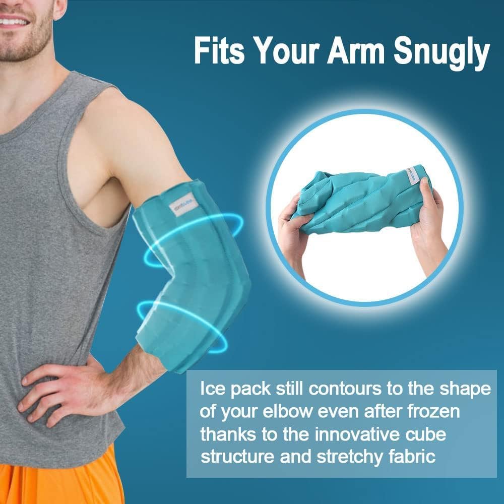 Thumbnail 4 de Comfcube Elbow Ice Pack Wrap: 2-Hour Cold Compression for Tendonitis, Tennis Elbow, and More