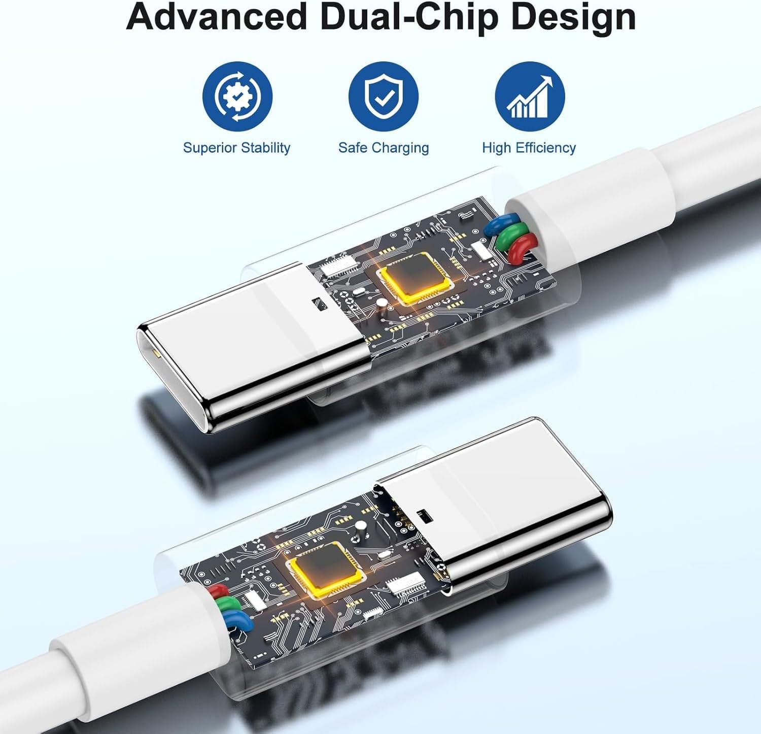 Thumbnail 2 de iPhone 17/16/15 USB‑C Charger Cable 1m pack