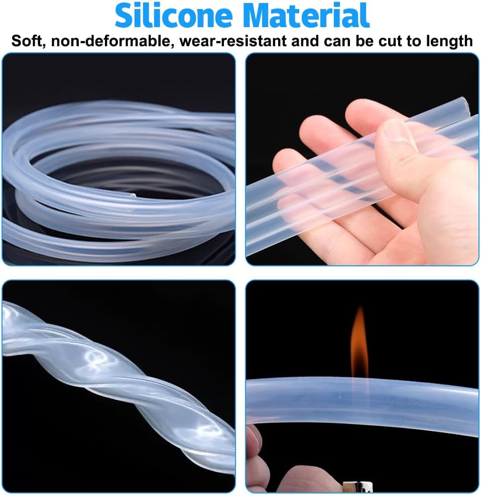 Detalle 1 de Silikonschlauch 8 mm 2 m transparent