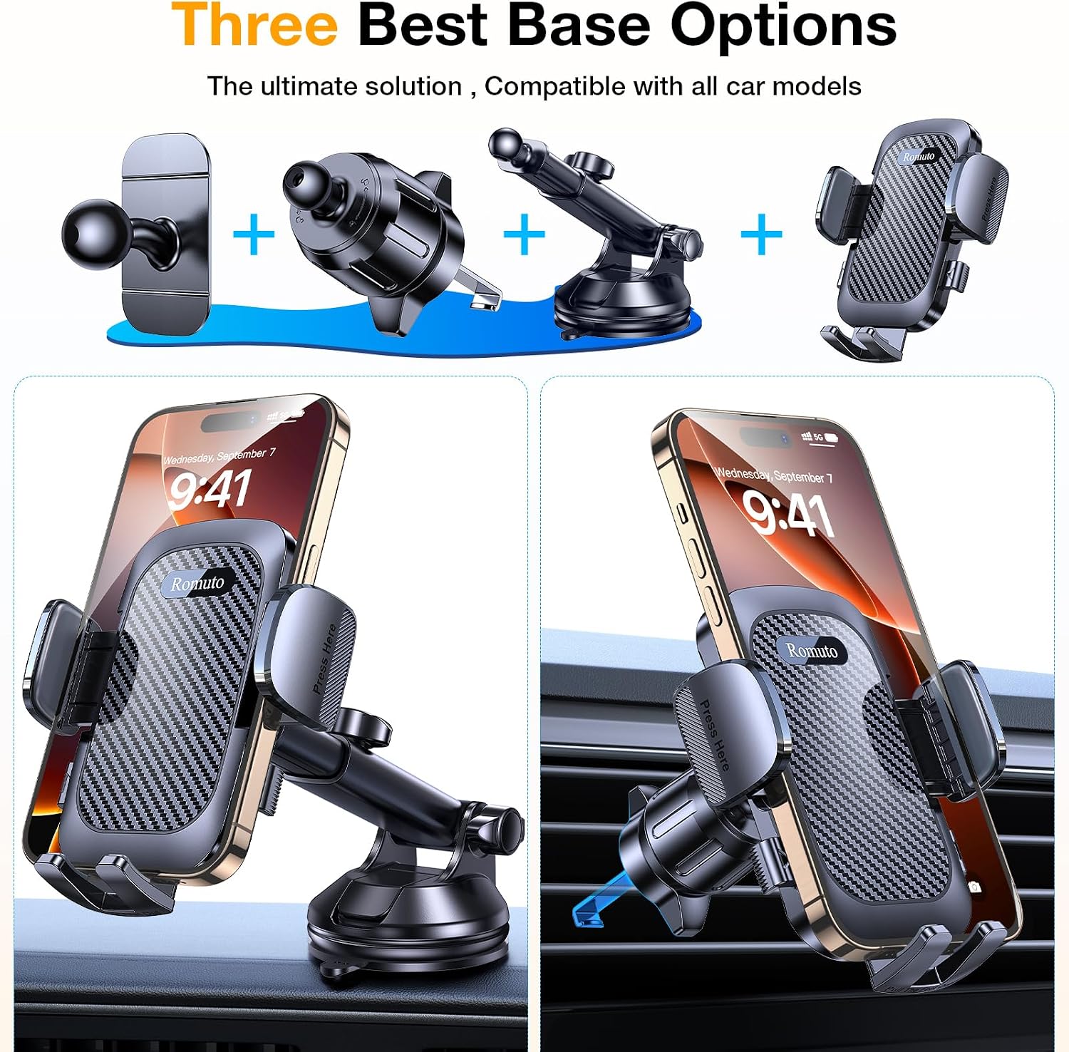 Detalle de Romuto Car Phone Mount