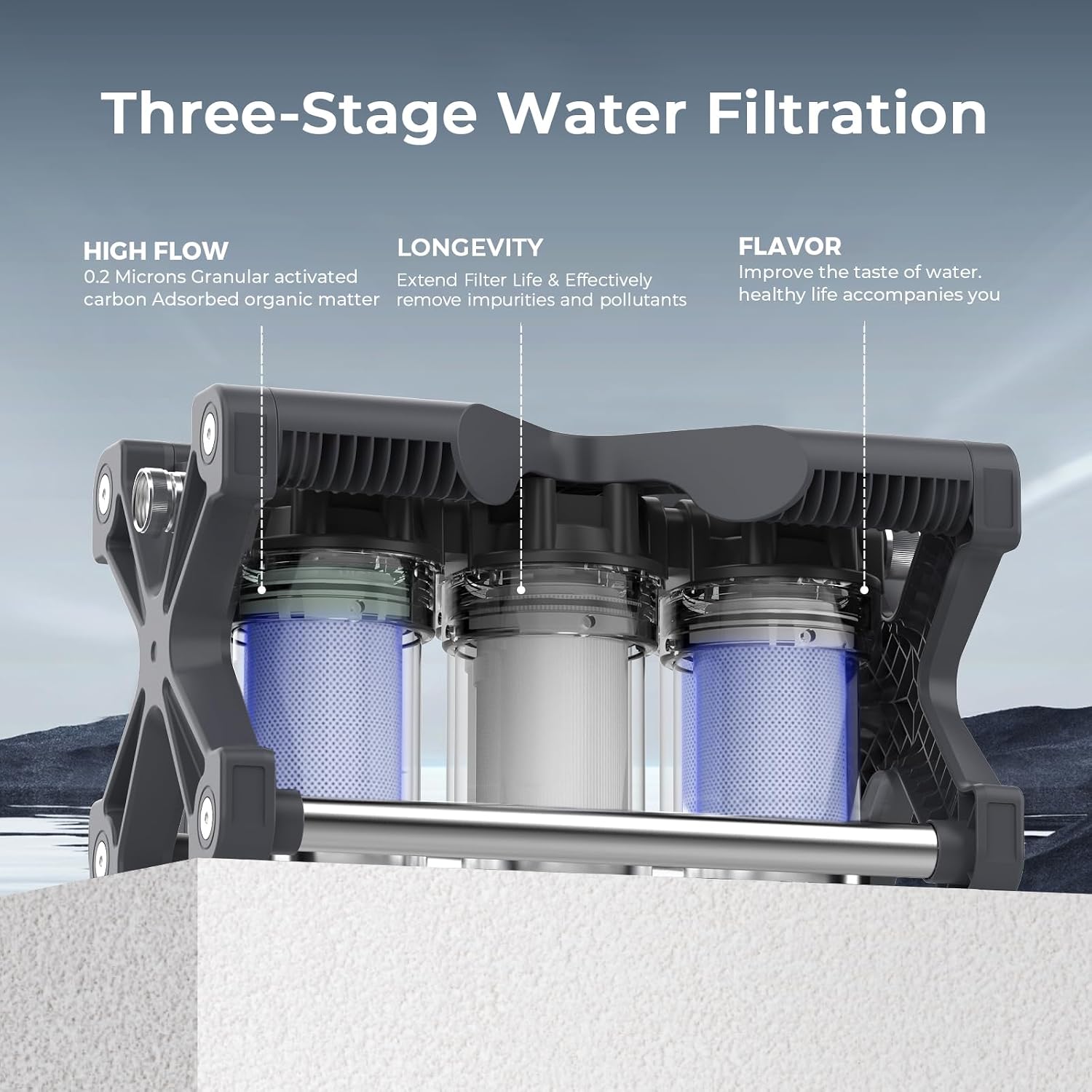 Detalle 2 de GLACIER FRESH 0.2 Micron RV Water Filter