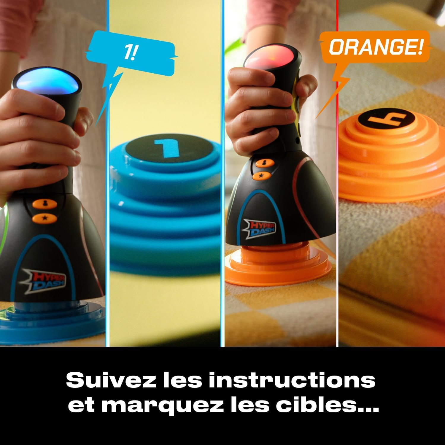Thumbnail 4 de Hyper Dash (Version française) – Jeu de Courses et réflexes, intérieur et extérieur, 1 à 10 joueurs, dès 6 ans