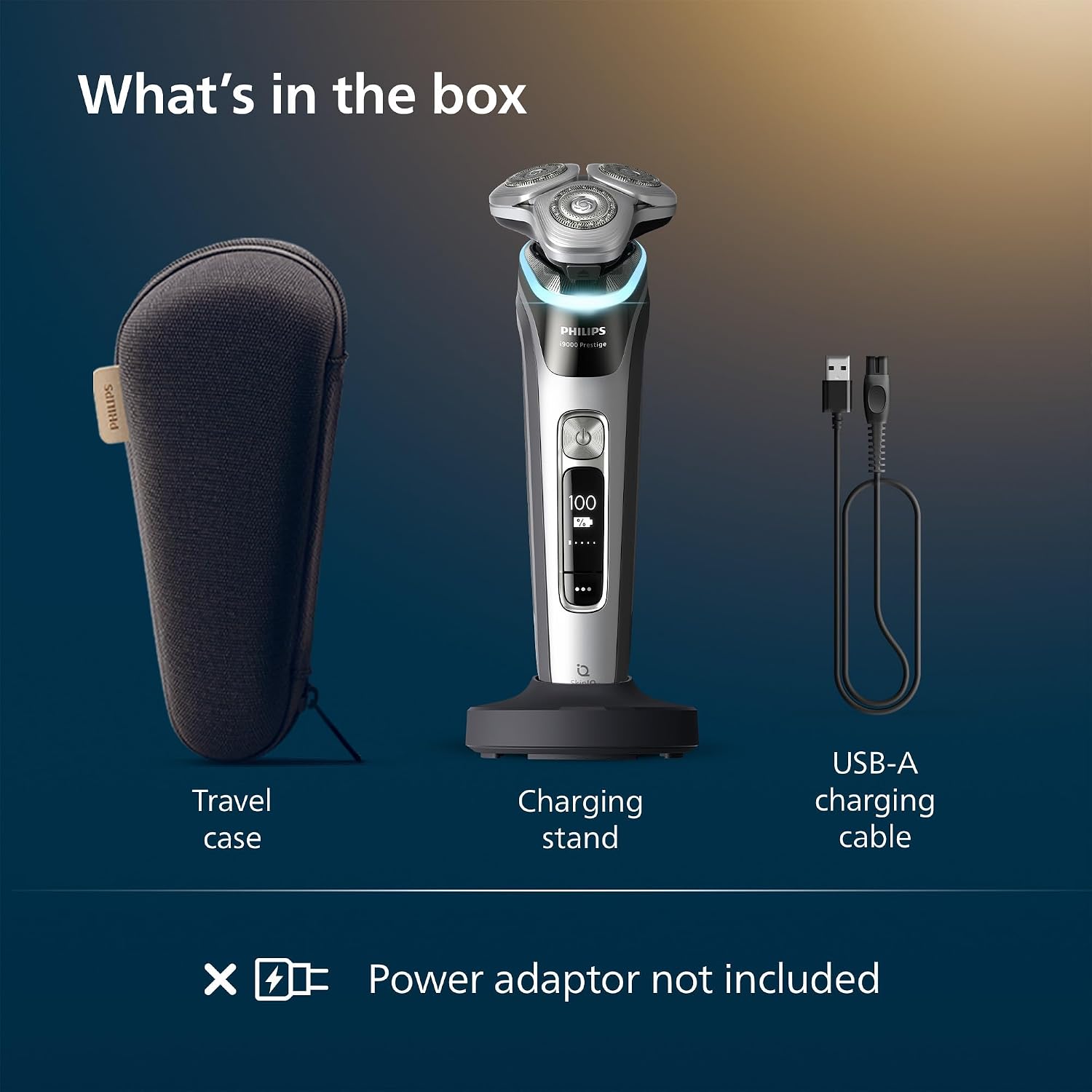 Thumbnail 6 de Philips Shaver i9000 Prestige XP9204/10: Wet & Dry Electric Shaver for a Close, Skin-Friendly Finish