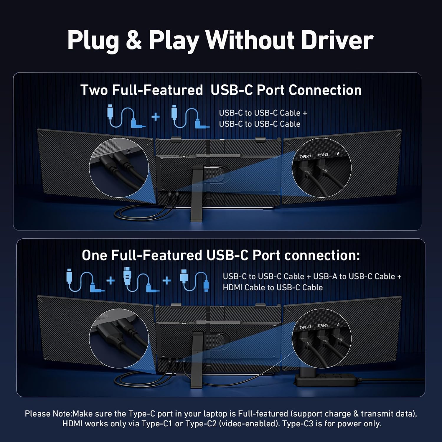 Thumbnail 6 de Vixtan Triple Laptop Screen Extender 15.6-inch