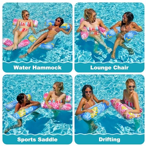 Detalle de Elidepe Materassino Mare: Amaca Galleggiante 4 in 1, XL e versatile per piscina