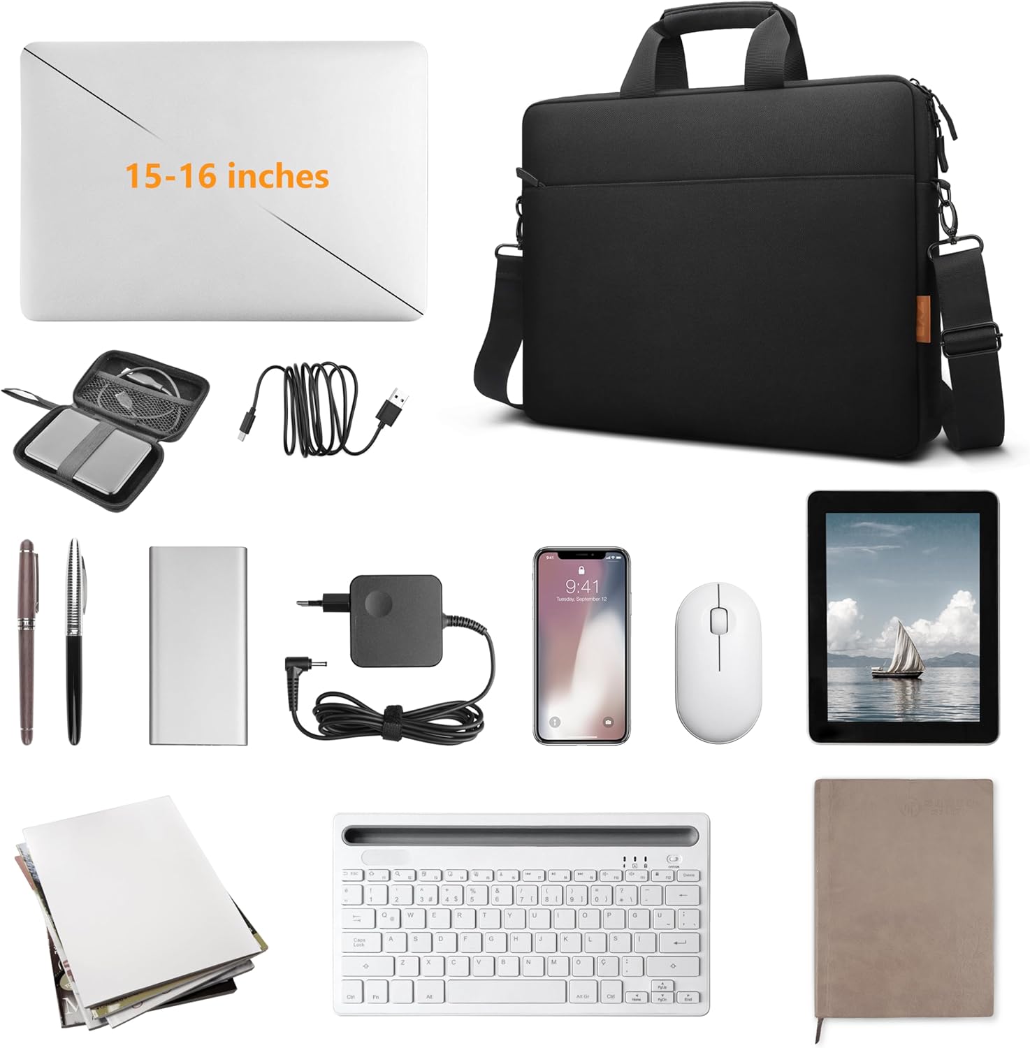 Thumbnail 5 de ZYB Laptop Bag Case 15.6-inch waterproof laptop sleeve 💼