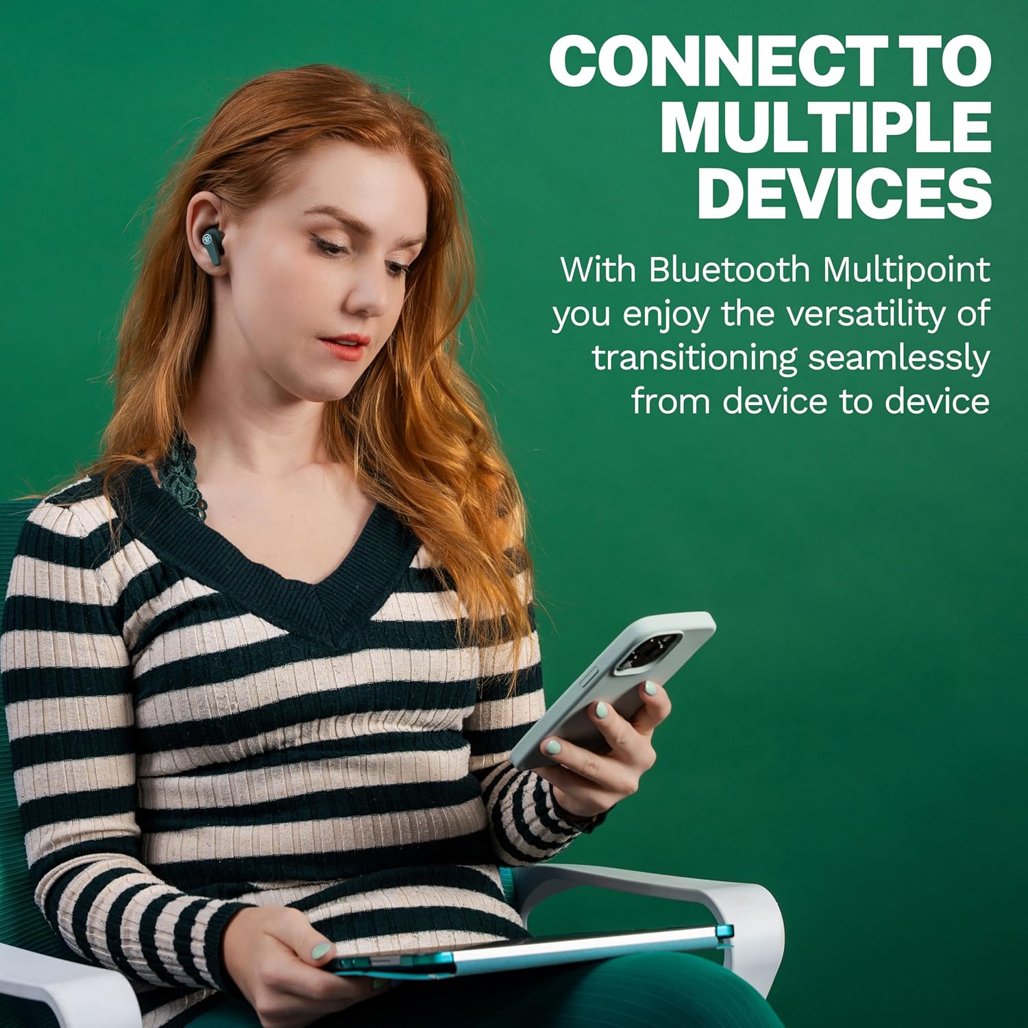 Thumbnail 5 de JLab Go Pods ANC: Auricolari Bluetooth ibrida con cancellazione del rumore, IP55 e autonomia da 26 ore