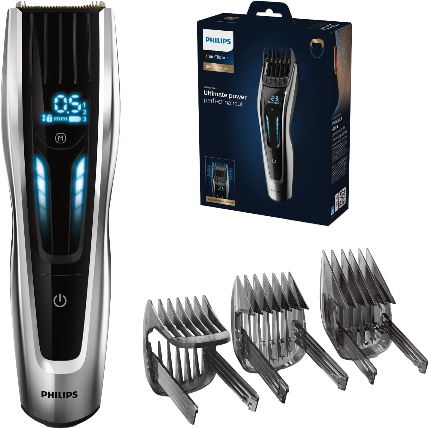 Detalle de Philips Series 9000 Pro Precision Hair Clipper HC9450/13