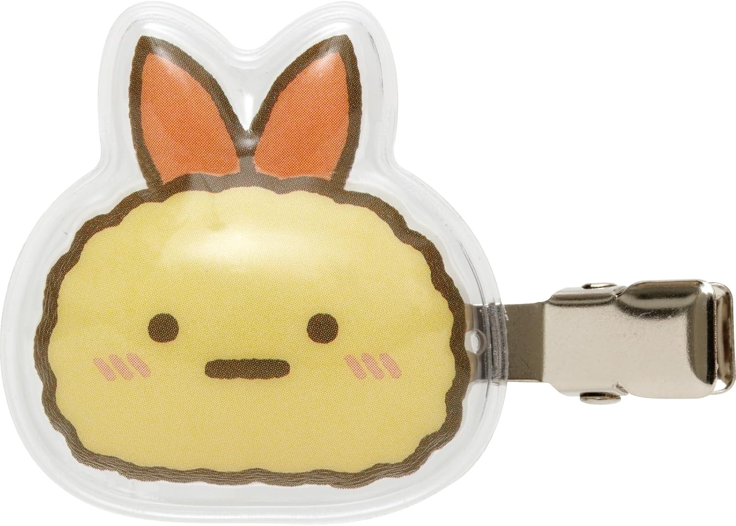 Detalle de サンエックス すみっコぐらし FE44907 えびふらいのしっぽ 前髪クリップ PVC・エポキシ樹脂製