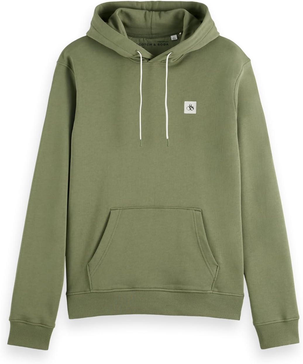 Detalle de Scotch & Soda Essential Badge Logo Hooded Sweatshirt Uomo