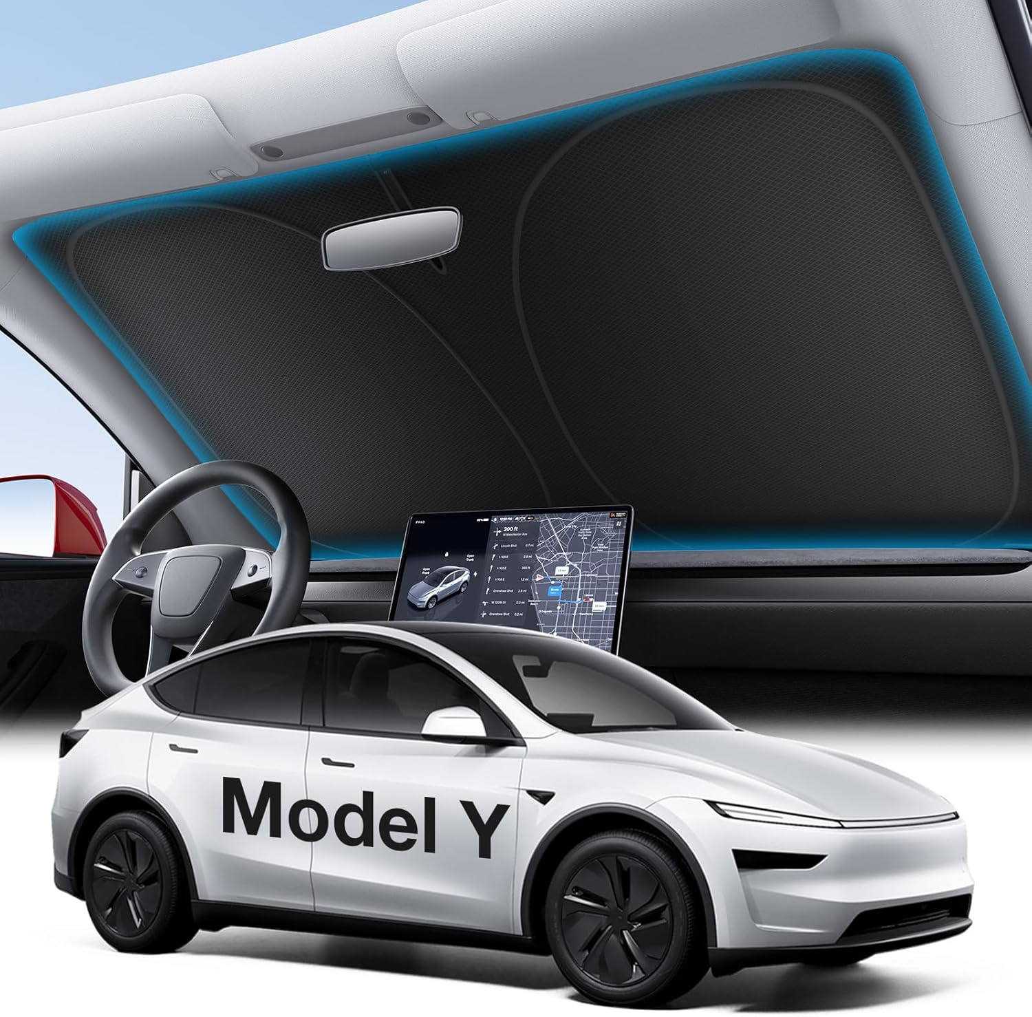 Wigoo Model Y Sunshade 2020-2026