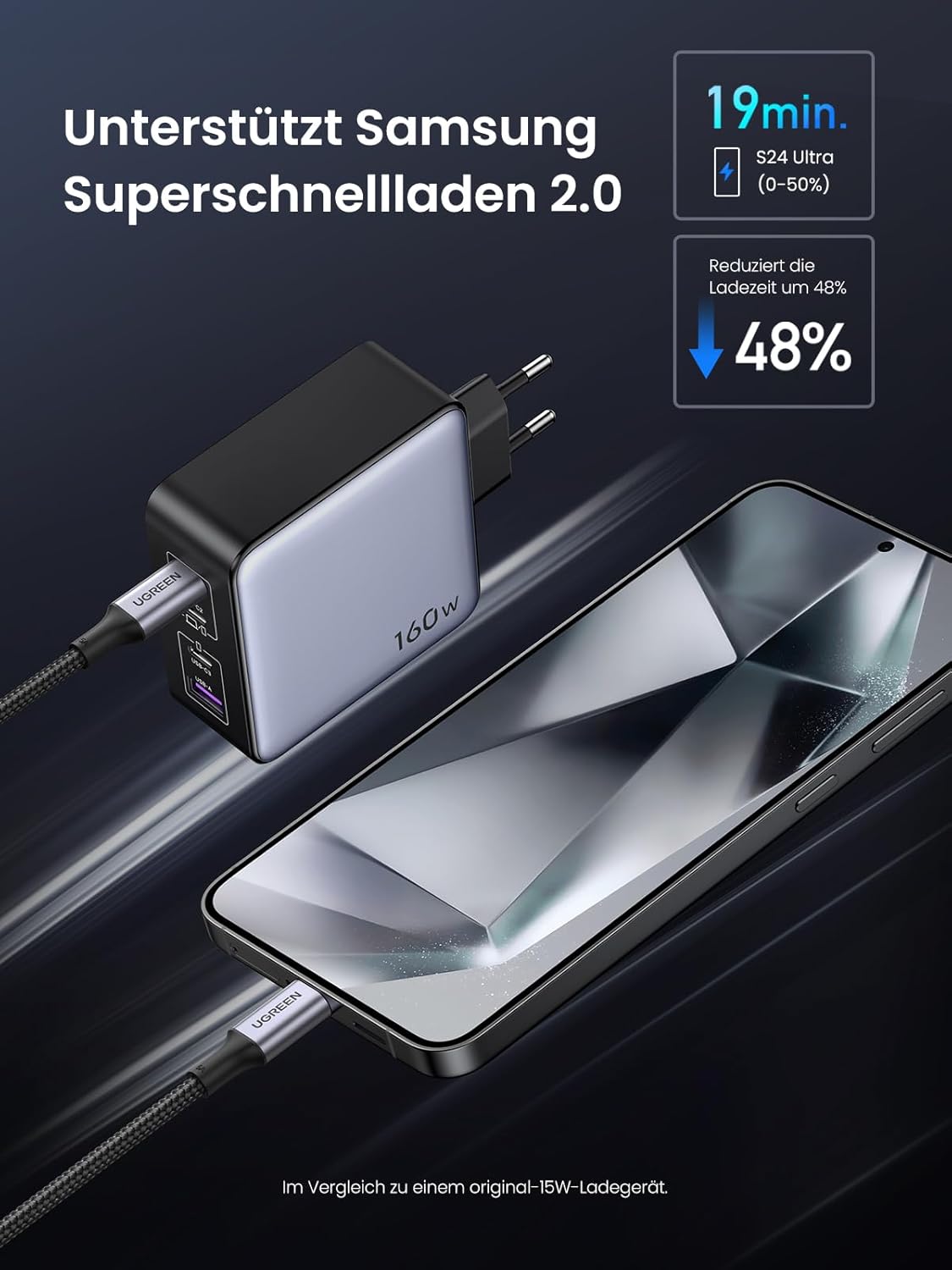 Thumbnail 4 de UGREEN Nexode X 160W USB-C LadegerĂ€t đ