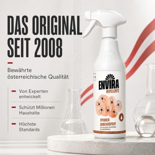 Detalle de Envira Spinnenspray 500 ml – hochwirksam gegen Spinnen im Haus