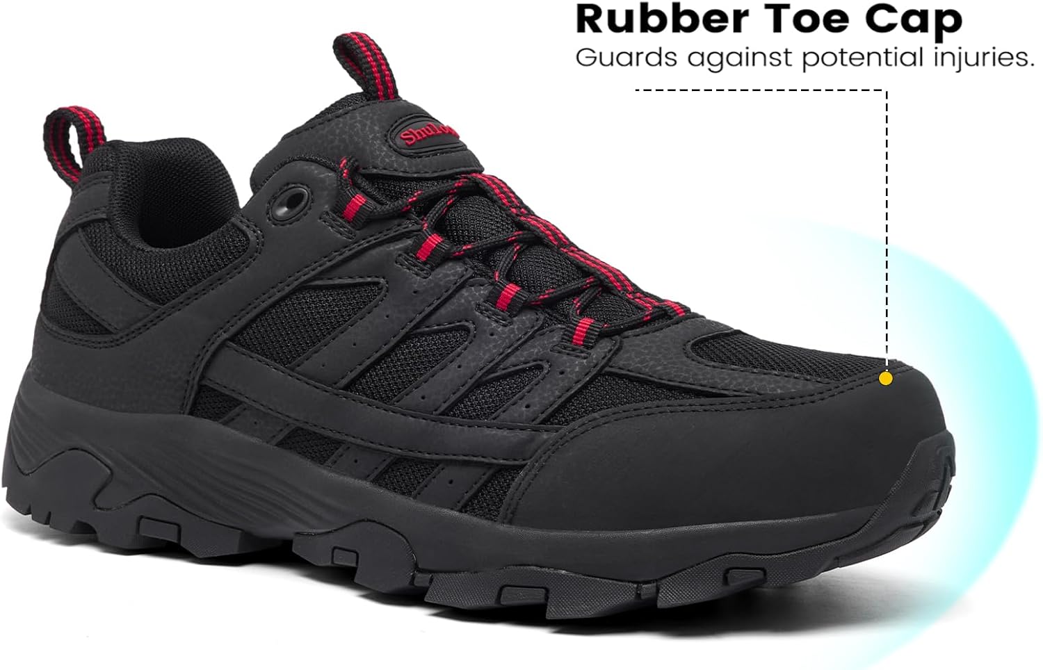 Thumbnail 4 de SHULOOK Men's Waterproof Hiking Shoes: Lightweight, Ankle-Height Boots for Wet Trails