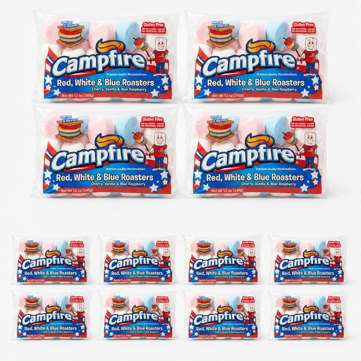 Detalle de Red, White & Blue Marshmallows, 12 oz