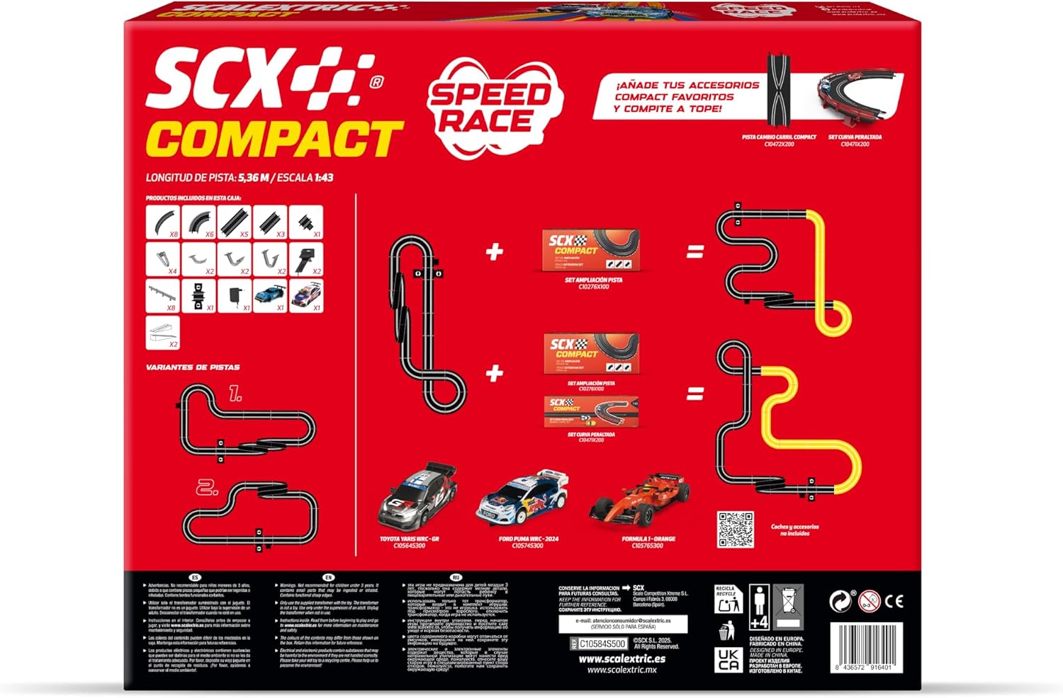 Detalle de SCALEXTRIC Circuit Compact Speed Race 1:43
