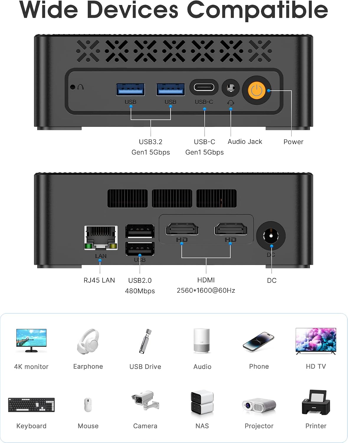 Detalle 1 de Origimagic Mini PC 8GB RAM