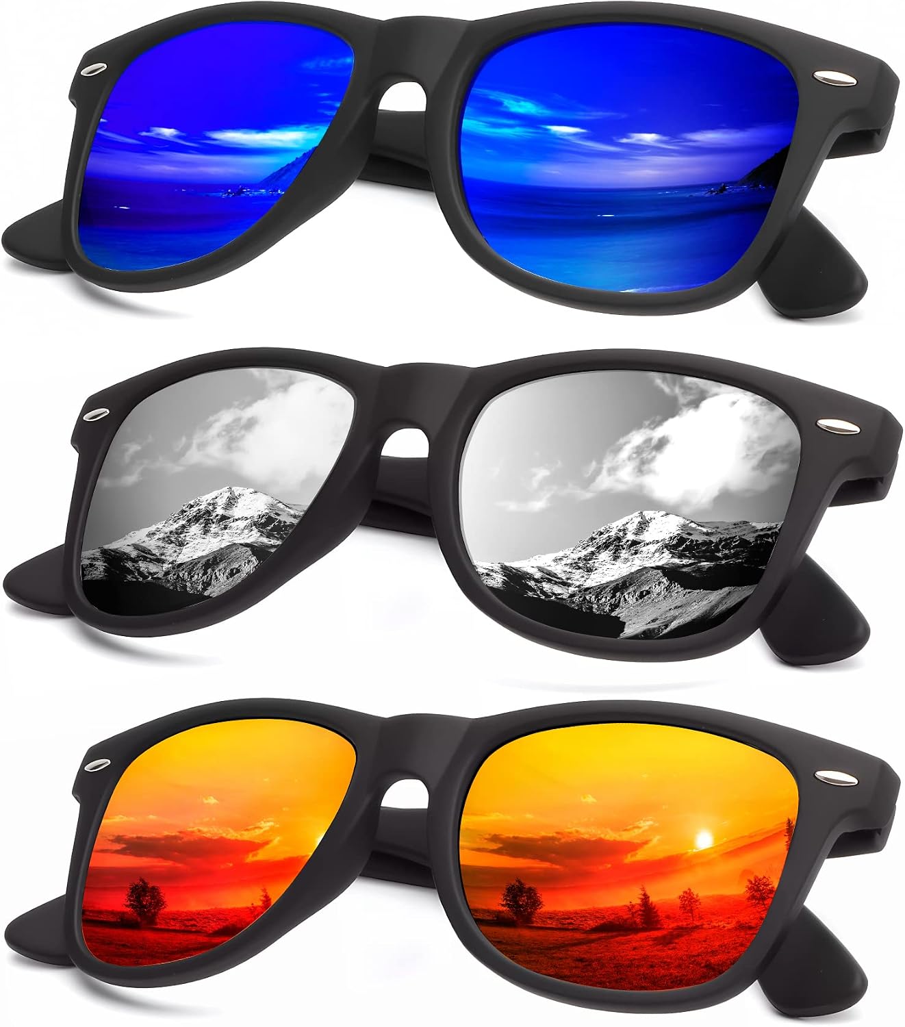 Detalle de KALIYADI Polarized Sunglasses, 3-Pack