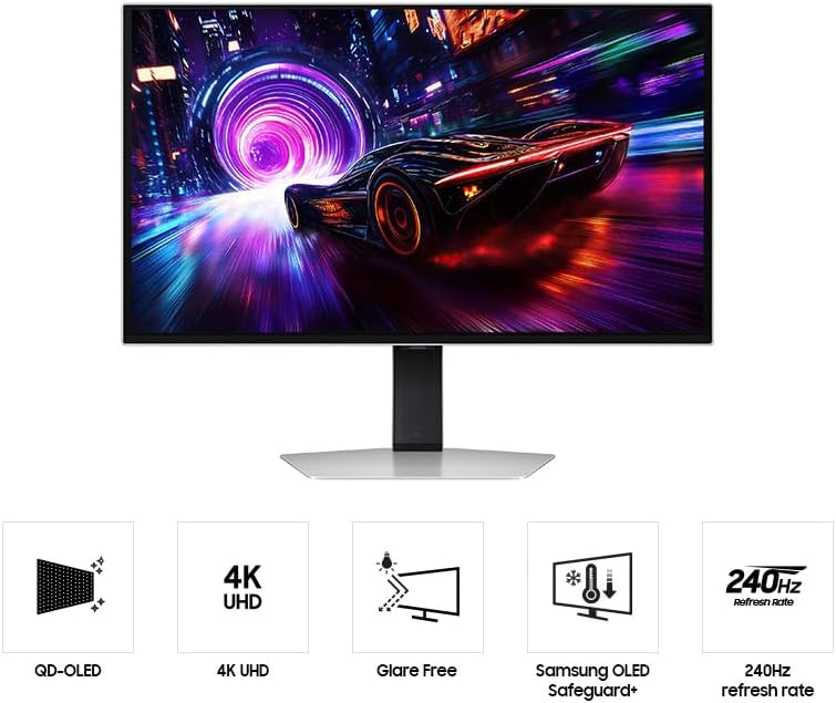 Thumbnail 1 de Samsung 32 inch Odyssey OLED G81SF gaming monitor (4K, 240Hz, QD-OLED) – LS32FG810SUXXU