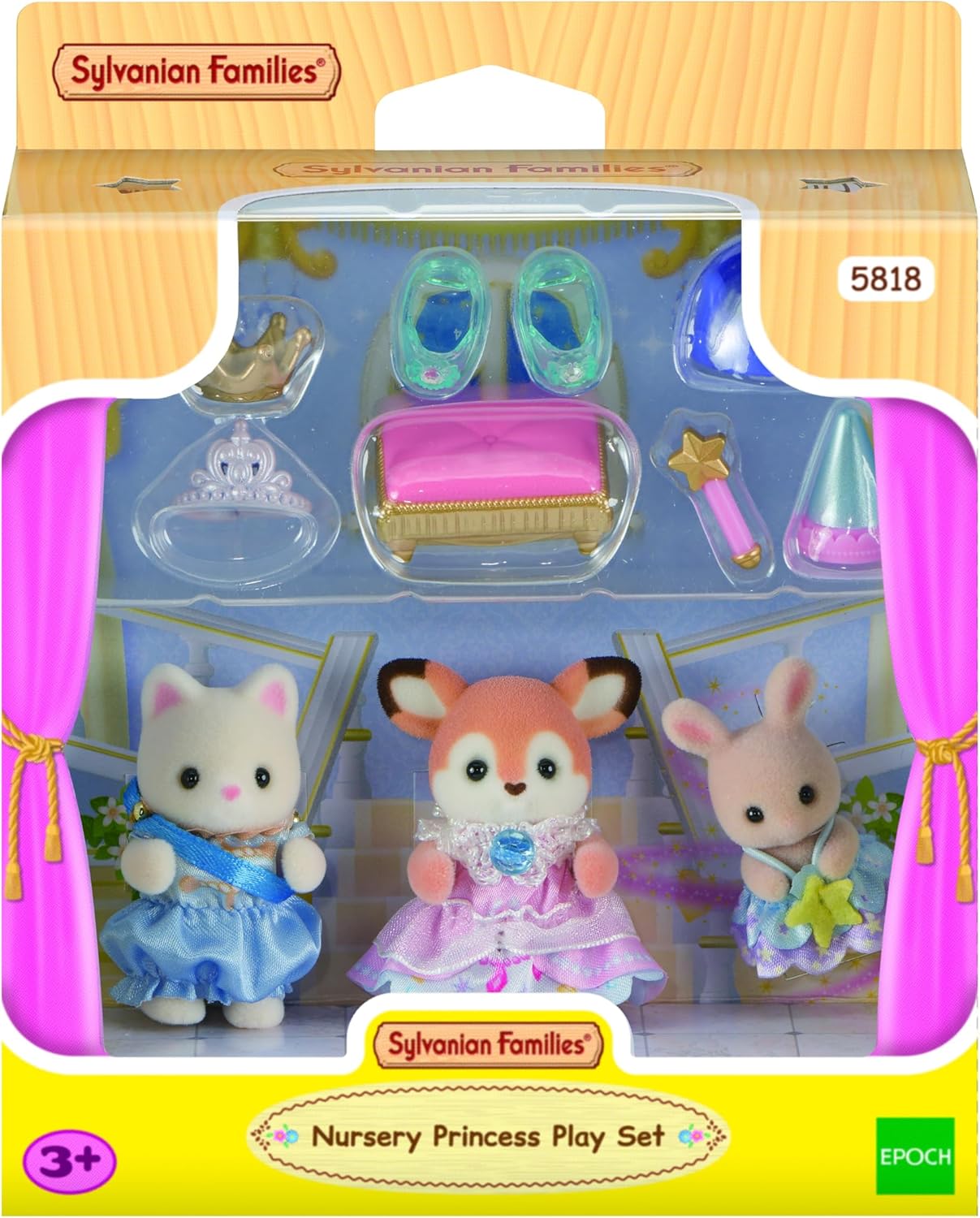 Thumbnail 2 de Sylvanian Families 5818 Baby-Prinzessinnen-Spielset mit Tierfiguren und Accessoires
