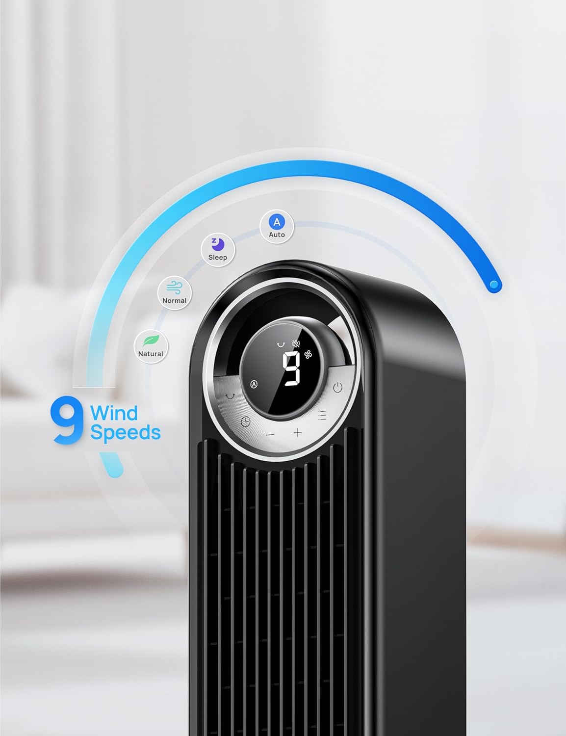 Thumbnail 5 de DREO Cruiser Pro 106 cm : ventilateur tour intelligent avec WiFi Alexa, contrôle APP et télécommande