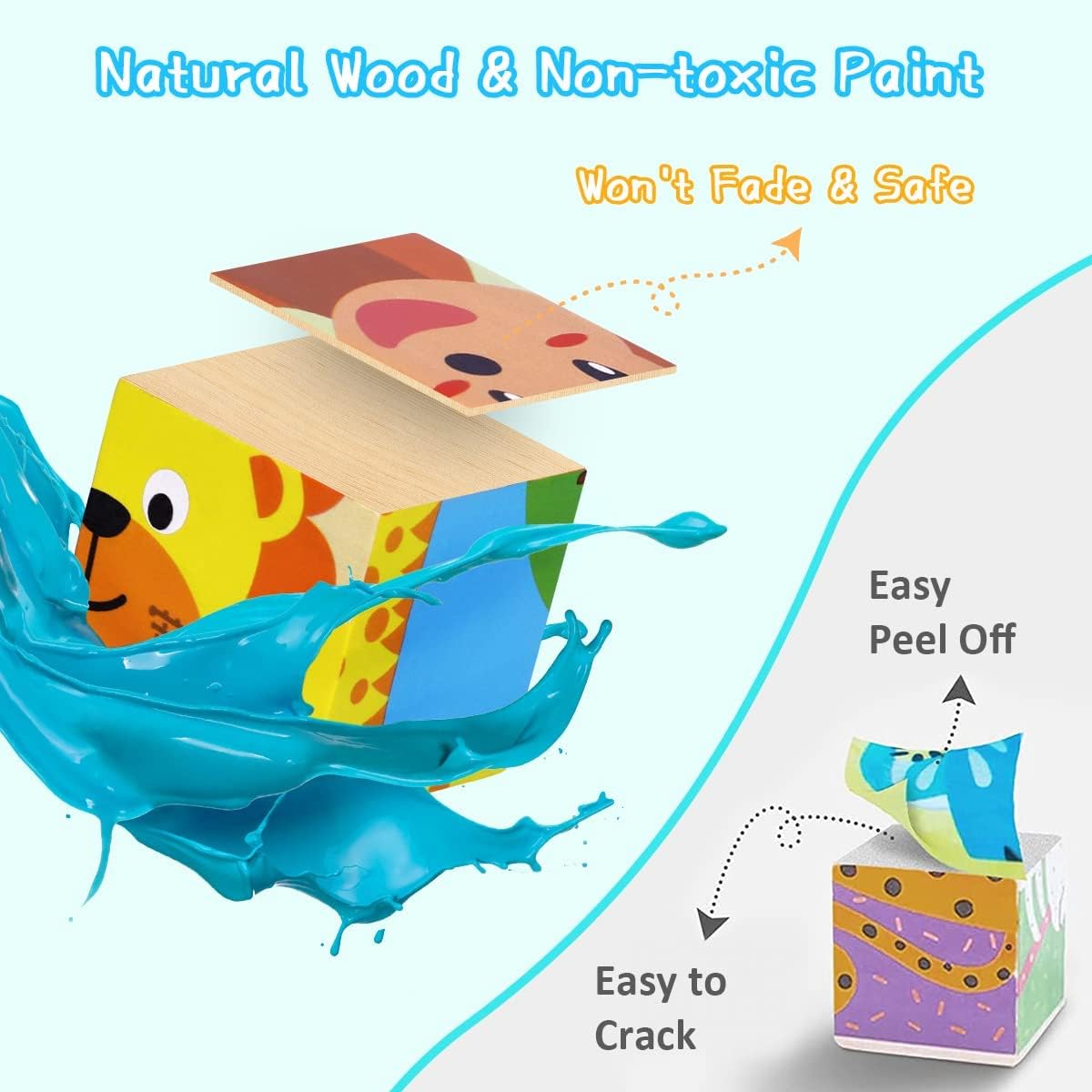 Thumbnail 6 de Japace 6-in-1 Wooden Toddler Puzzles