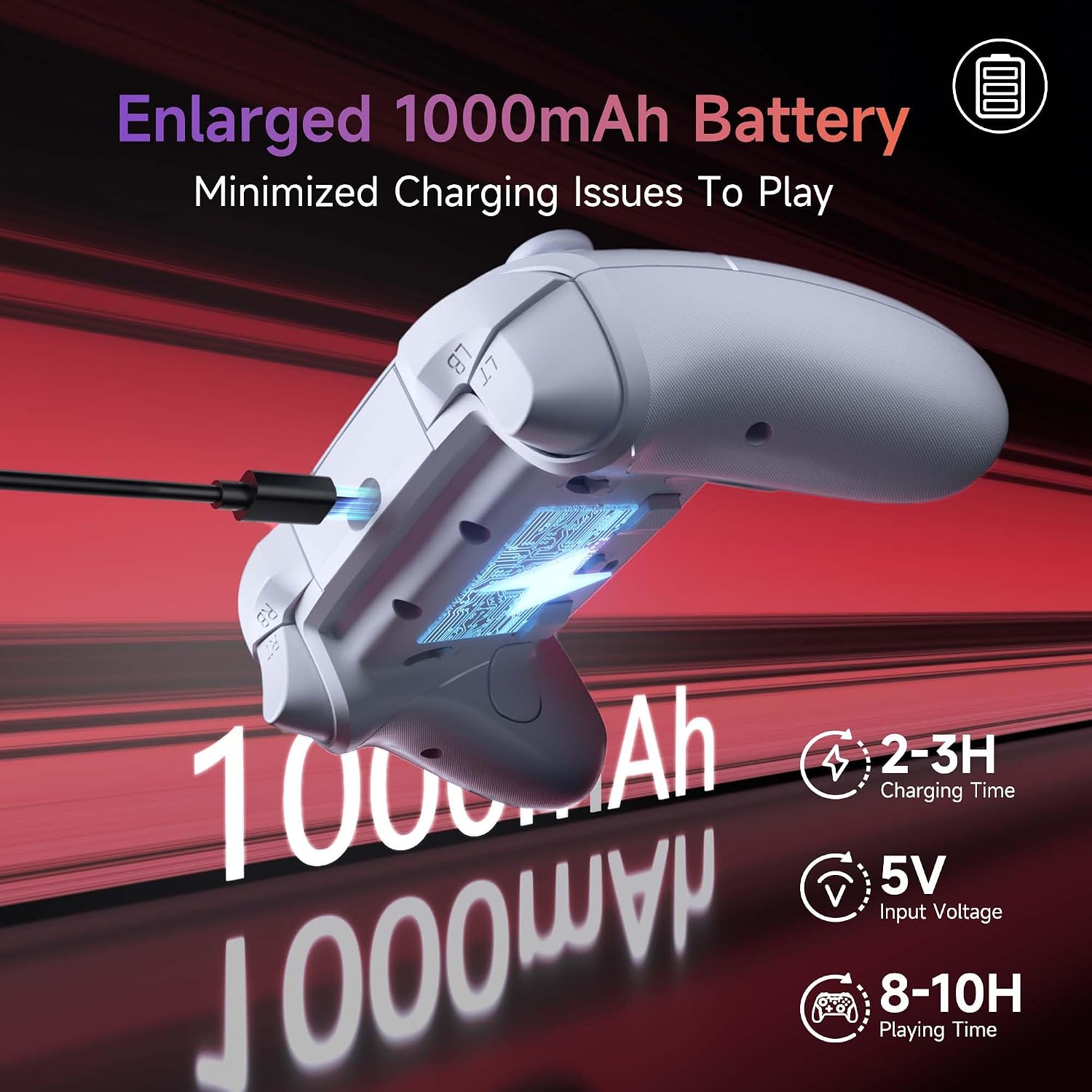 Thumbnail 5 de EasySMX X20 Wireless Gaming Controller 1000Hz