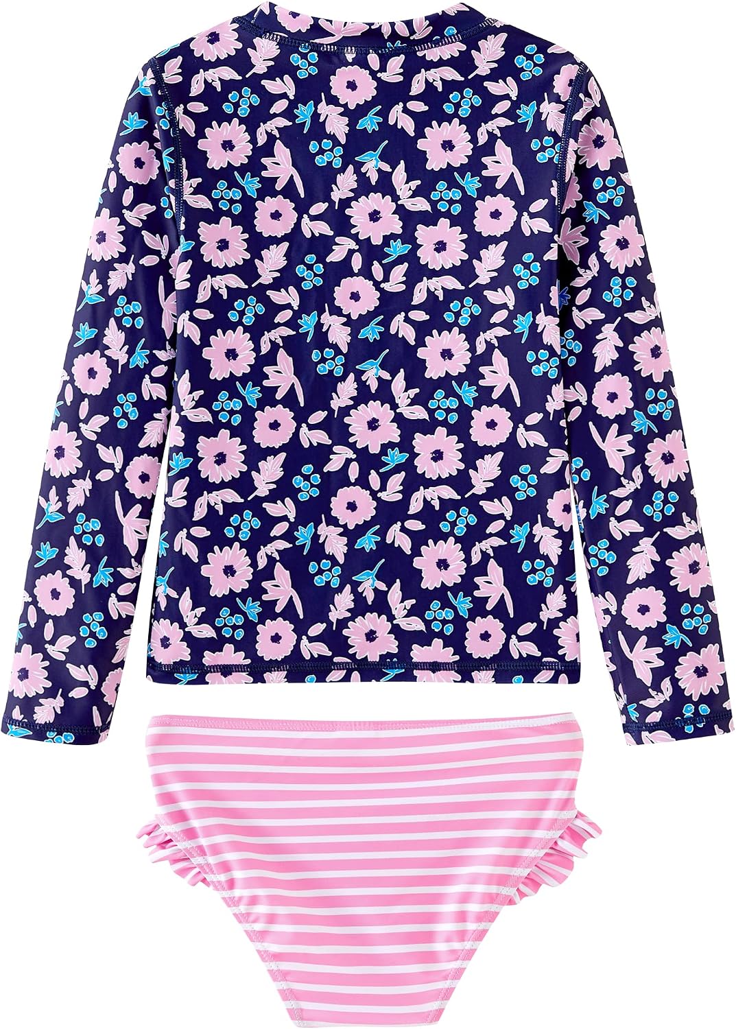 Thumbnail 2 de UMELOK Toddler and Little Girls Rash Guard Sets with Bikini Bottoms Swimwear