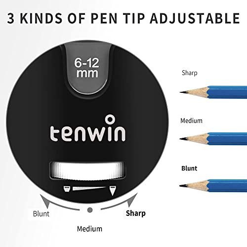 Thumbnail 3 de Electric Pencil Sharpener 6–12mm, Auto Stop ✏️