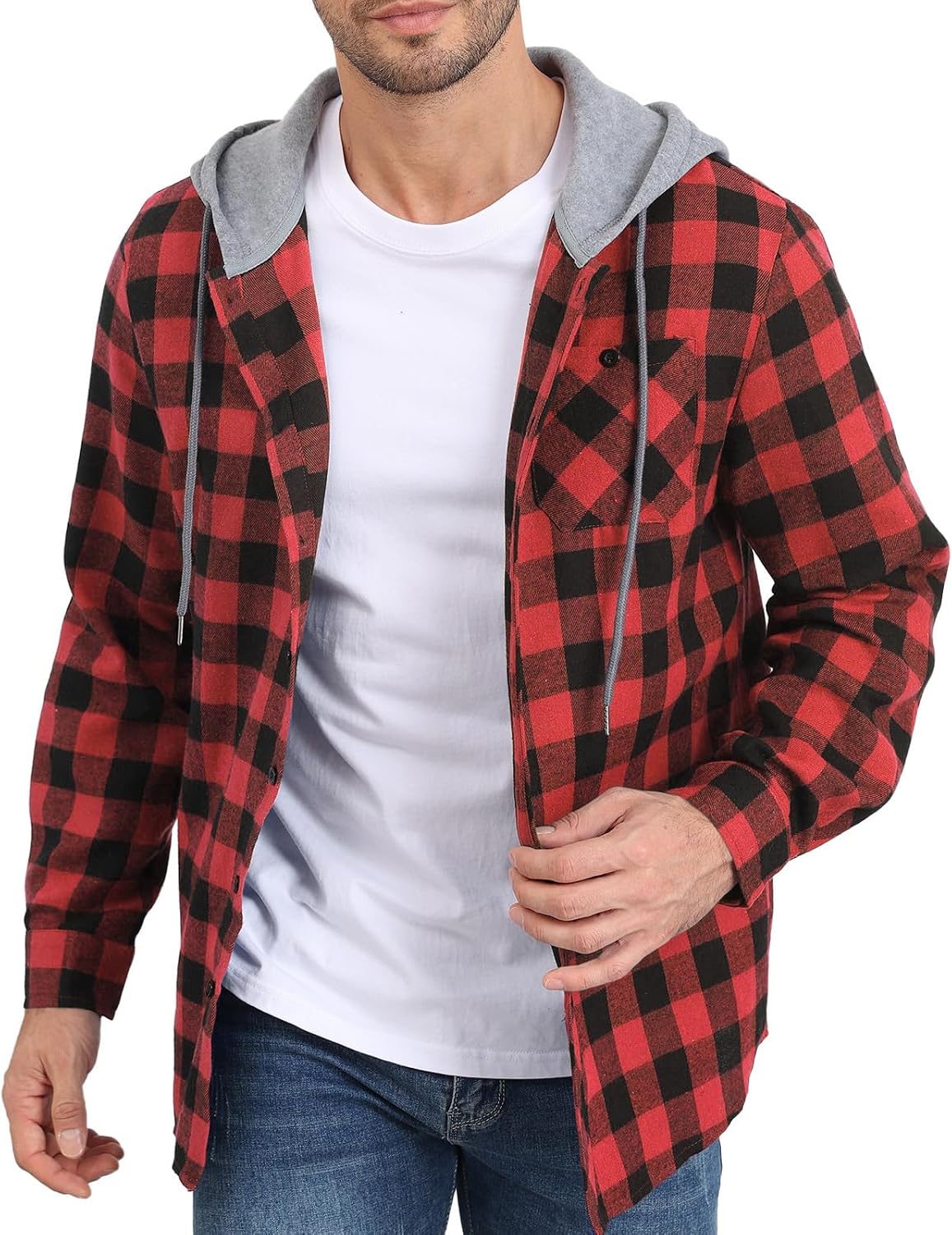 Thumbnail 6 de CTU Lightweight Plaid Hooded Shirt with Pocket: A Practical Everyday Layer