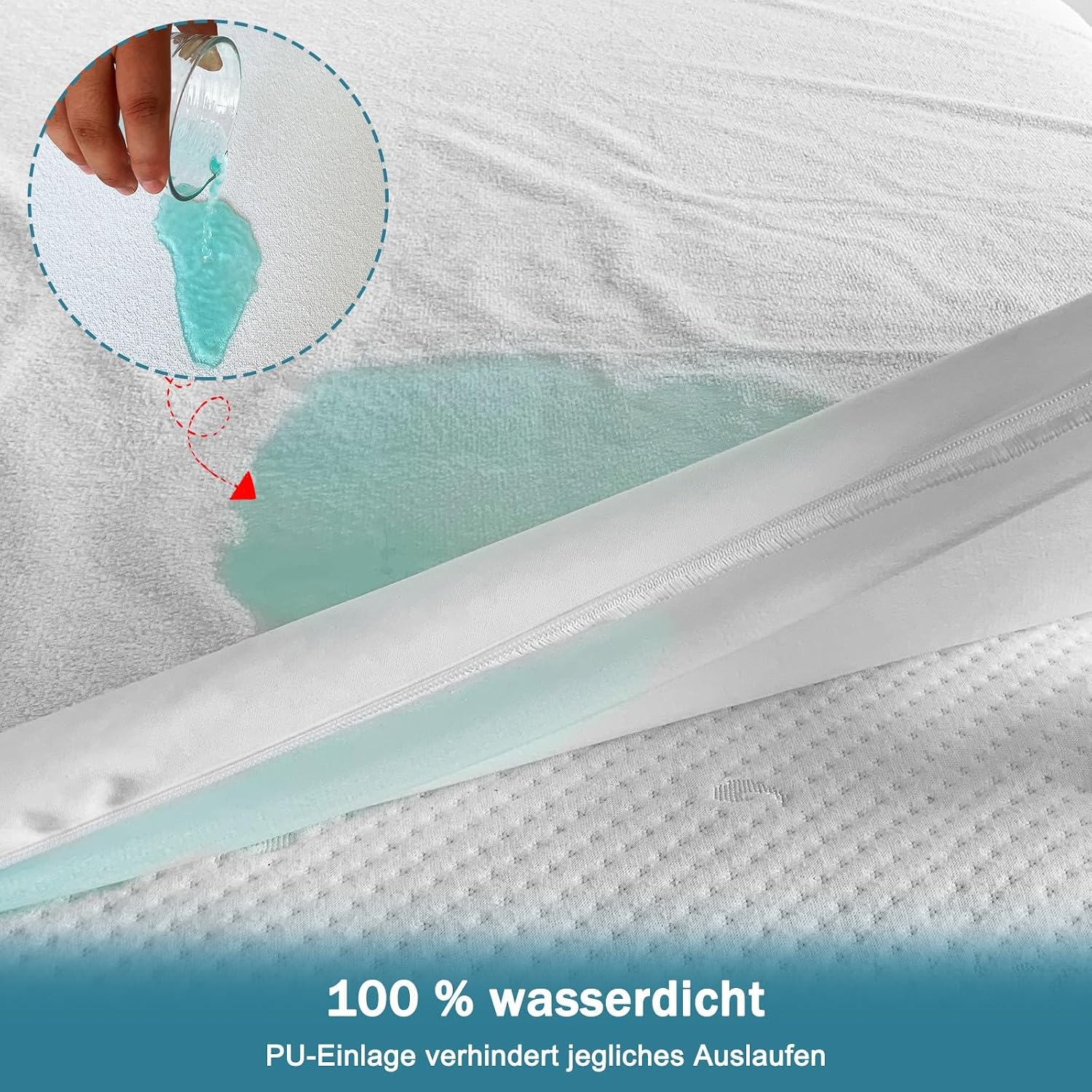 Thumbnail 2 de Beedsooth wasserdichter Matratzenschutz 140x200x20 cm mit Reißverschluss – Encasing