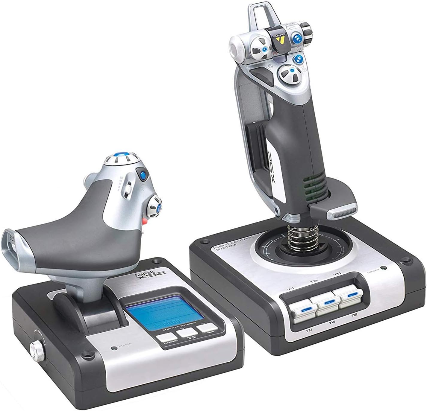 Detalle de Logitech G X56 H.O.T.A.S Système 3M avec Commande des Gaz RVB et Joystick