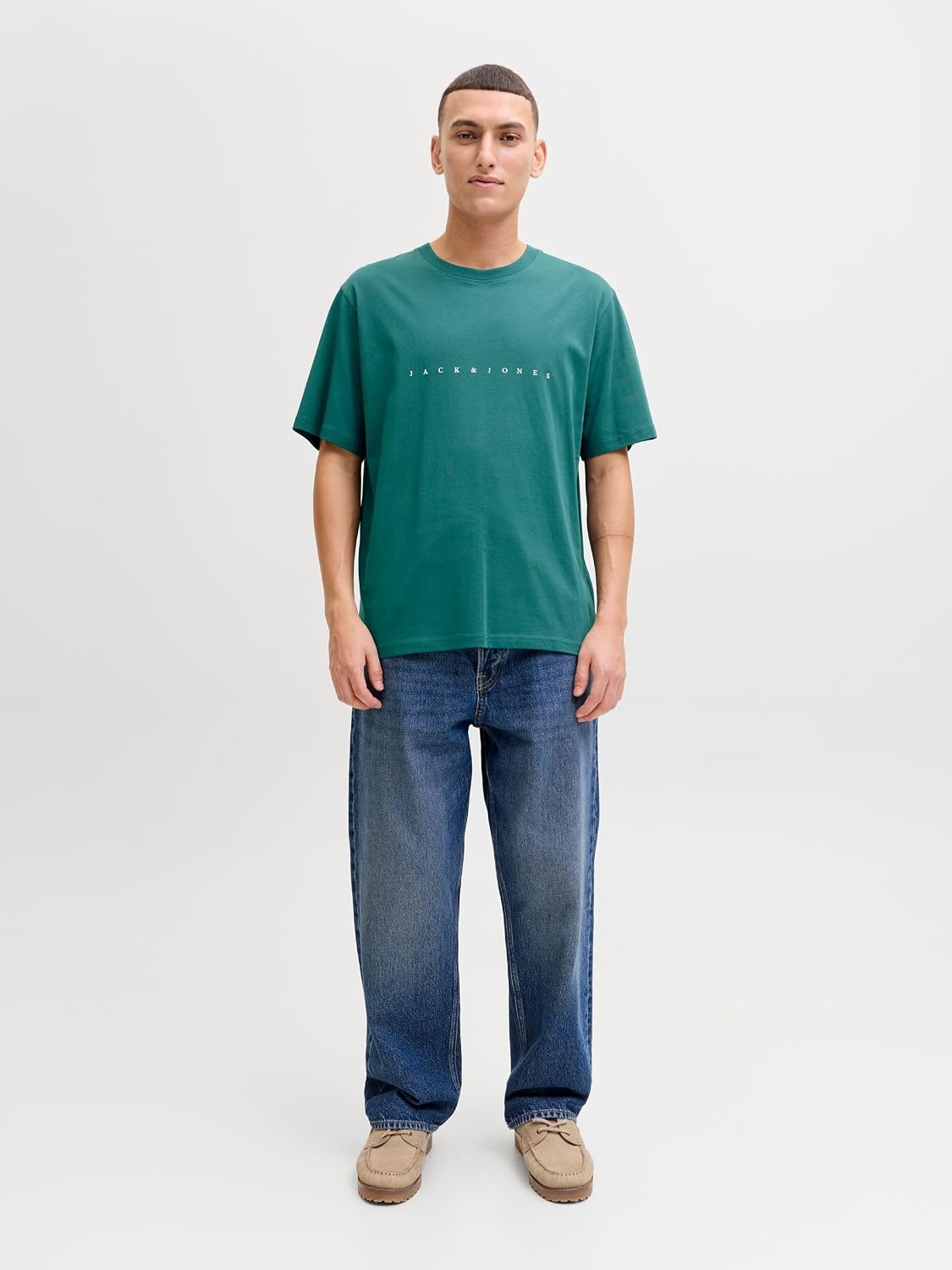 Detalle de JACK & JONES JJECORP Old Logo Tee SS O-Neck – Herren kurzarm