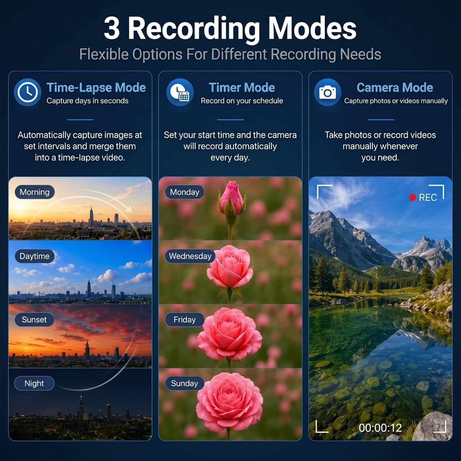Thumbnail 2 de Outdoor Time Lapse Camera with Weatherproof Case (48MP / 1296P)