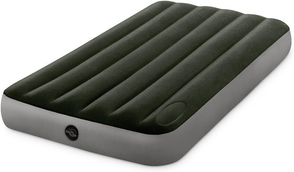 Detalle de INTEX Colchón Inflable con Hinchador Fiber-Tech Downy 99x191 cm