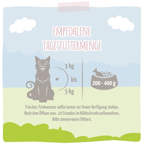 Detalle de MjAMjAM Premium Nassfutter Kitten – Hühnchen mit Lachsöl, getreidefrei, 6 x 400 g