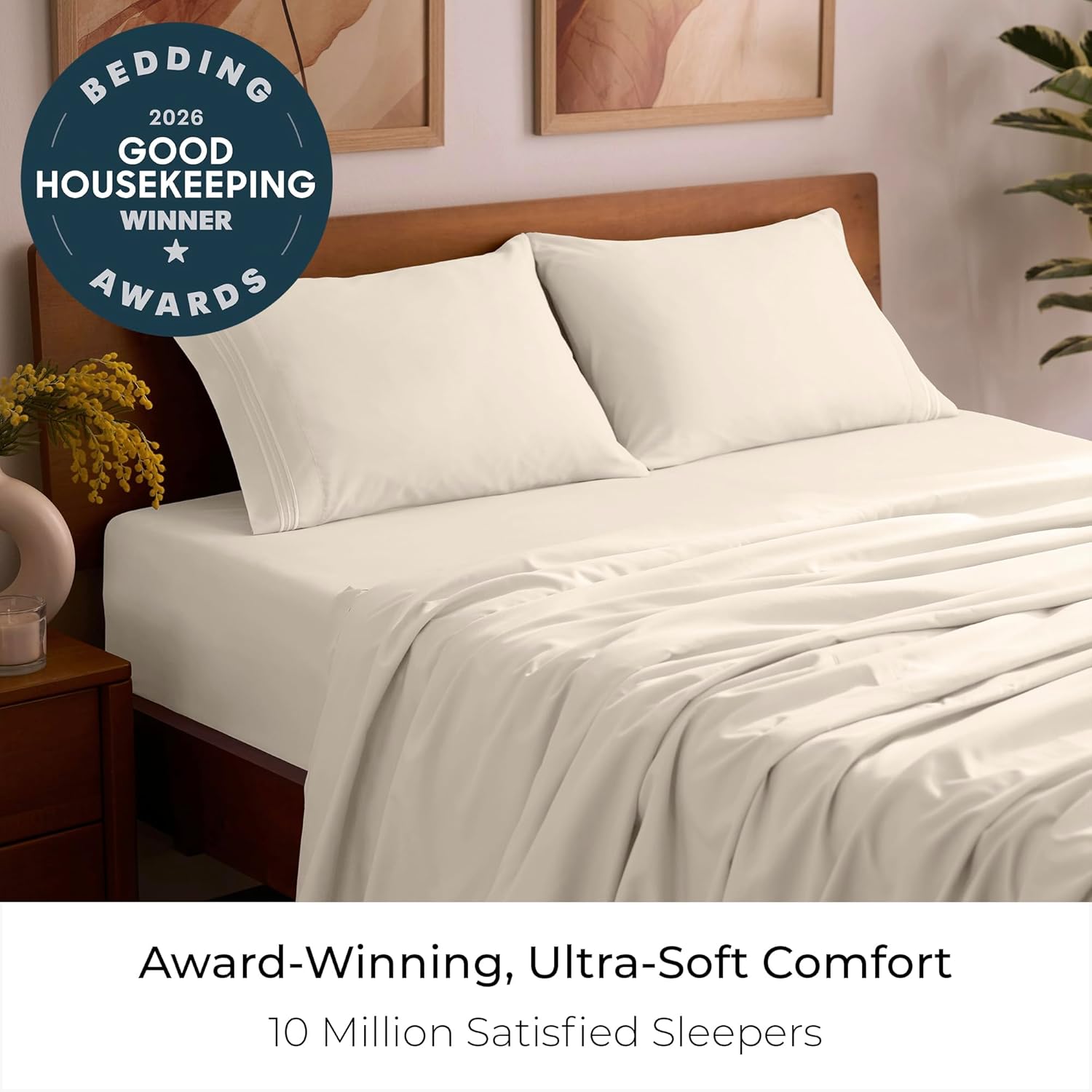 Detalle 2 de Mellanni Full Deep Pocket 4-Piece Sheet Set