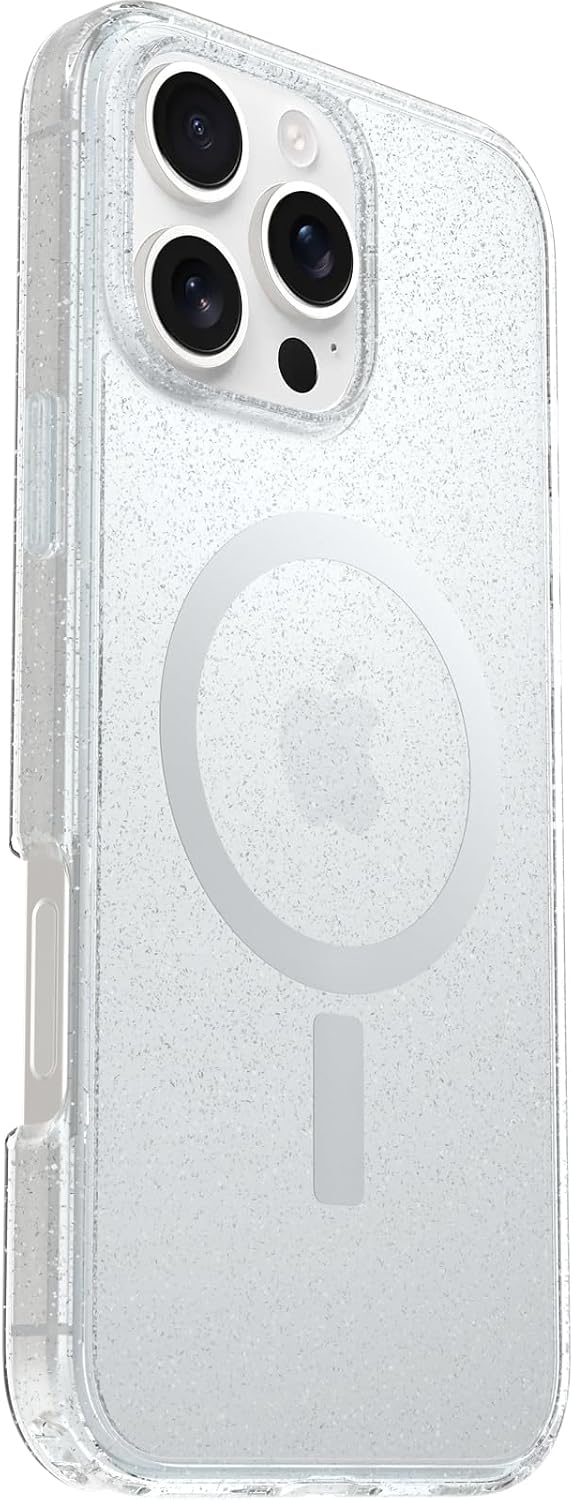 Detalle de OtterBox Symmetry Series Clear MagSafe Case for iPhone 16 Pro Max