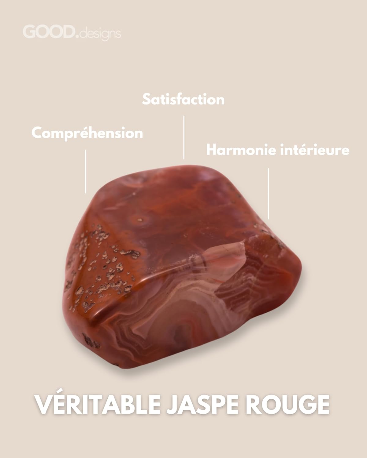 Thumbnail 1 de GD GOOD.designs EST. 2015 – Bracelet d’Amour ou d’Amitié gravé, Noir, pierres naturelles