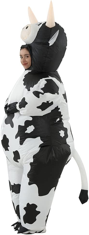 Thumbnail 6 de JASHKE Inflatable Cow Costume for Adults