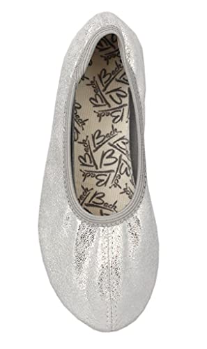 Detalle de Beck Mädchen Gymnastikschuhe Silber, Größe 25 EU – Bequeme Passform von Beck
