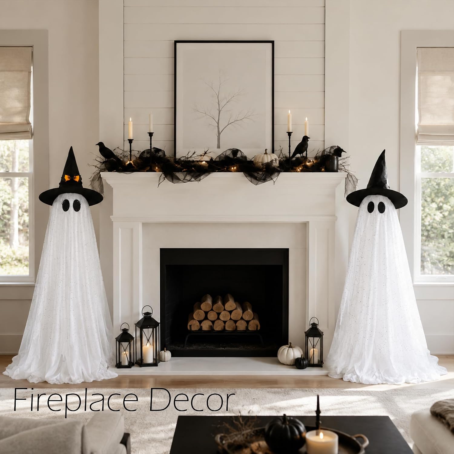 Detalle 2 de Halloween Ghost Decorations 59-Inch