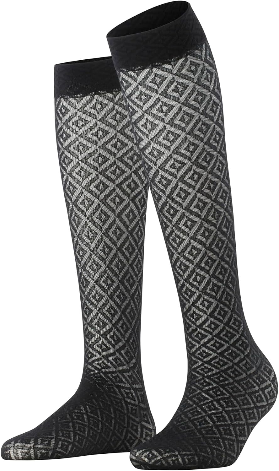 Thumbnail 6 de FALKE femme Tessellating 25 DEN mi-bas transparents motif tessellé