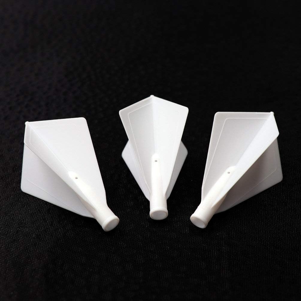 Detalle de CUESOUL TERO AK4 Dart Flights Standard Slim (ensemble de 3) – forme diamant, micro-ligne de renfort