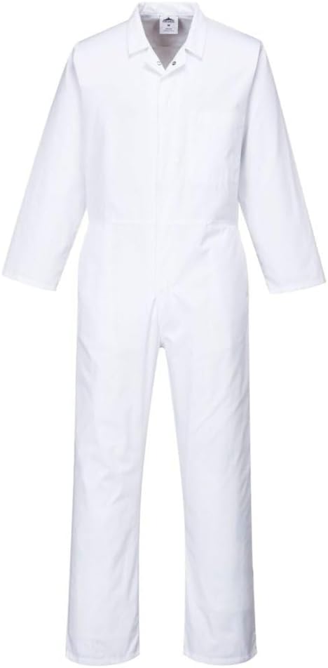 Thumbnail 3 de Portwest Food Boilersuit Bianco, Taglia XL – Libertà di movimento e praticità per il lavoro in cucina
